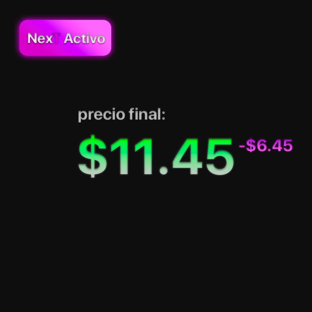 Descuento permanente en pedidos